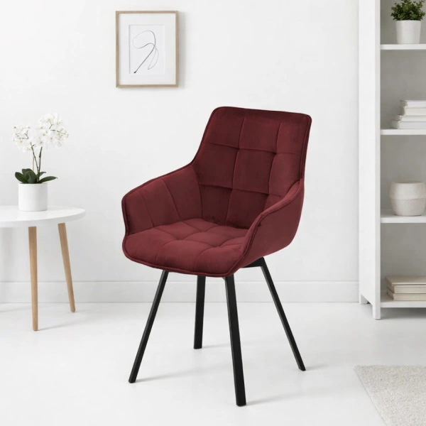 Стул B815-M (B815-m CHERRY VL52, BK)